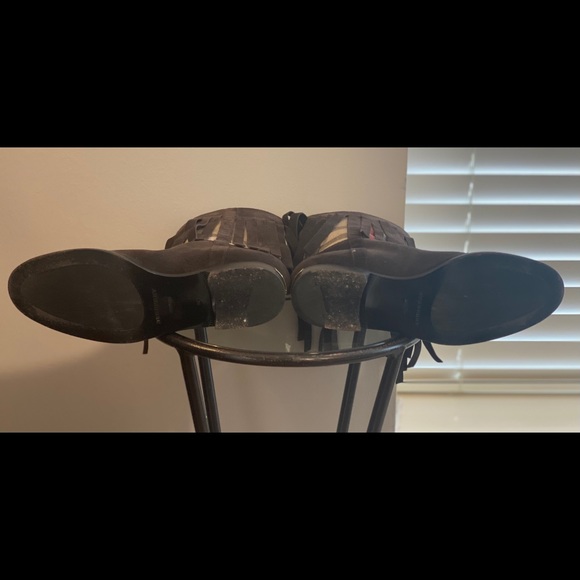 Burberry Suede Tassel Boots - Picture 4 of 7